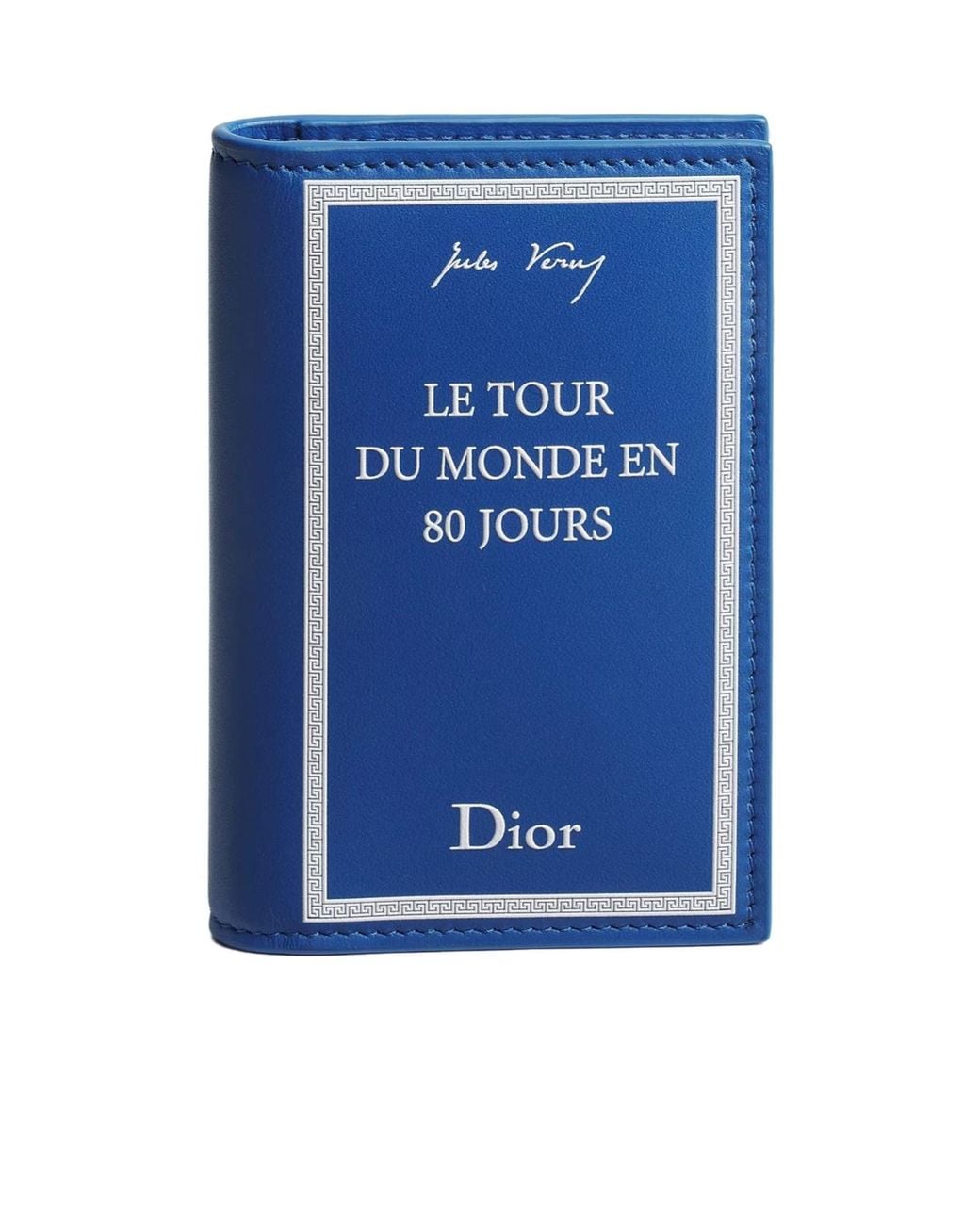 Dior Blue Bifold Card Holder for men