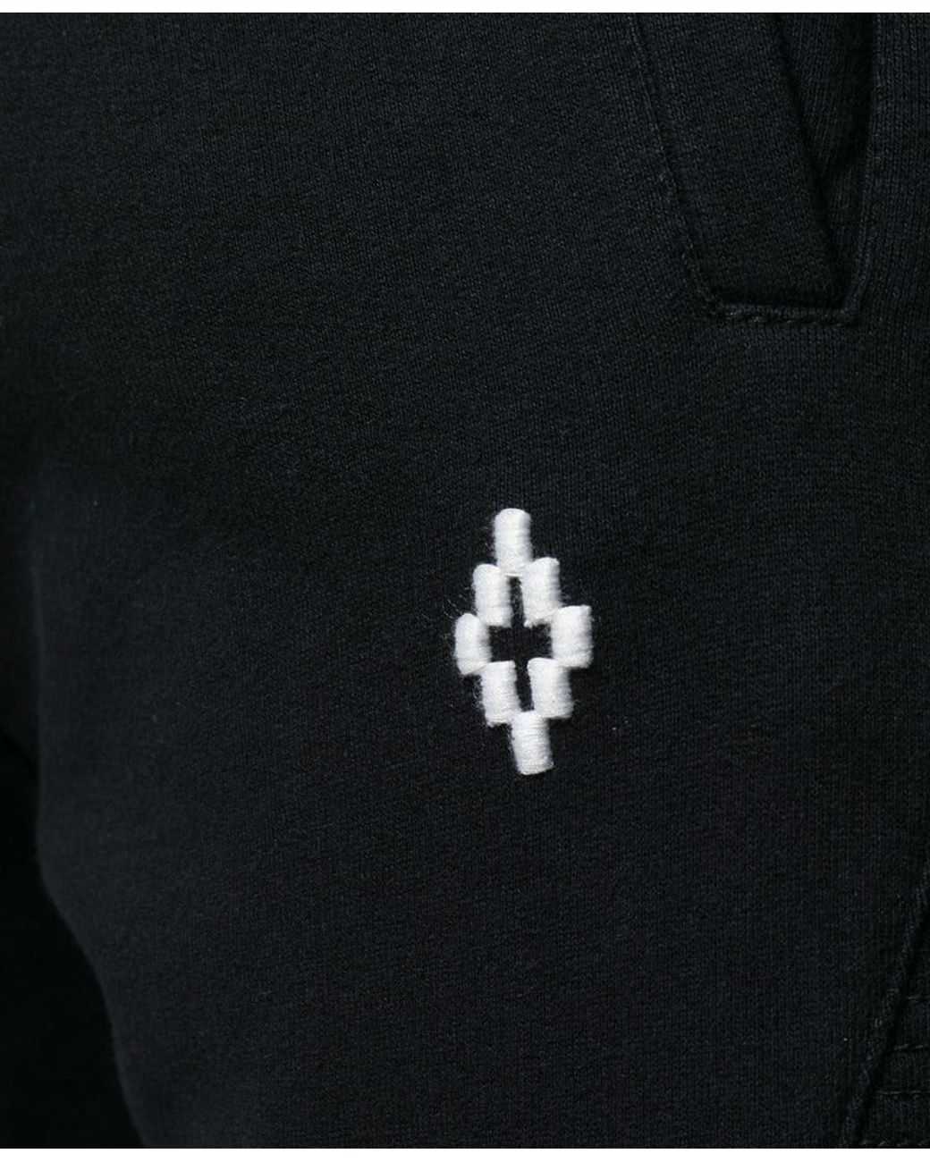 Marcelo Burlon Black Tapered Track Pants for men