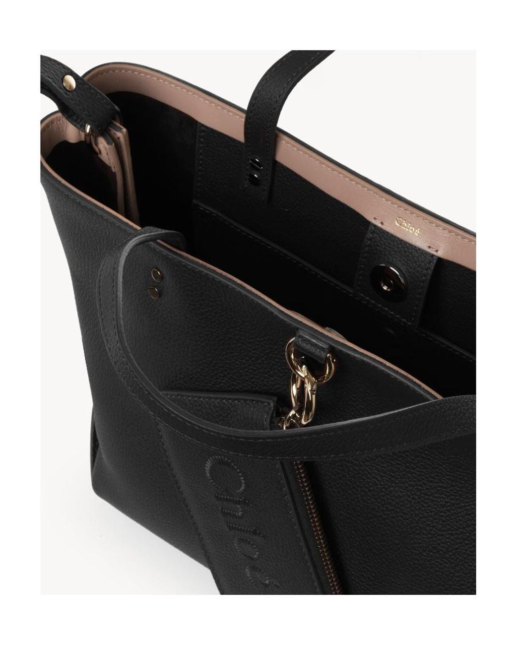 Chloé Black Small Sense Tote Bag
