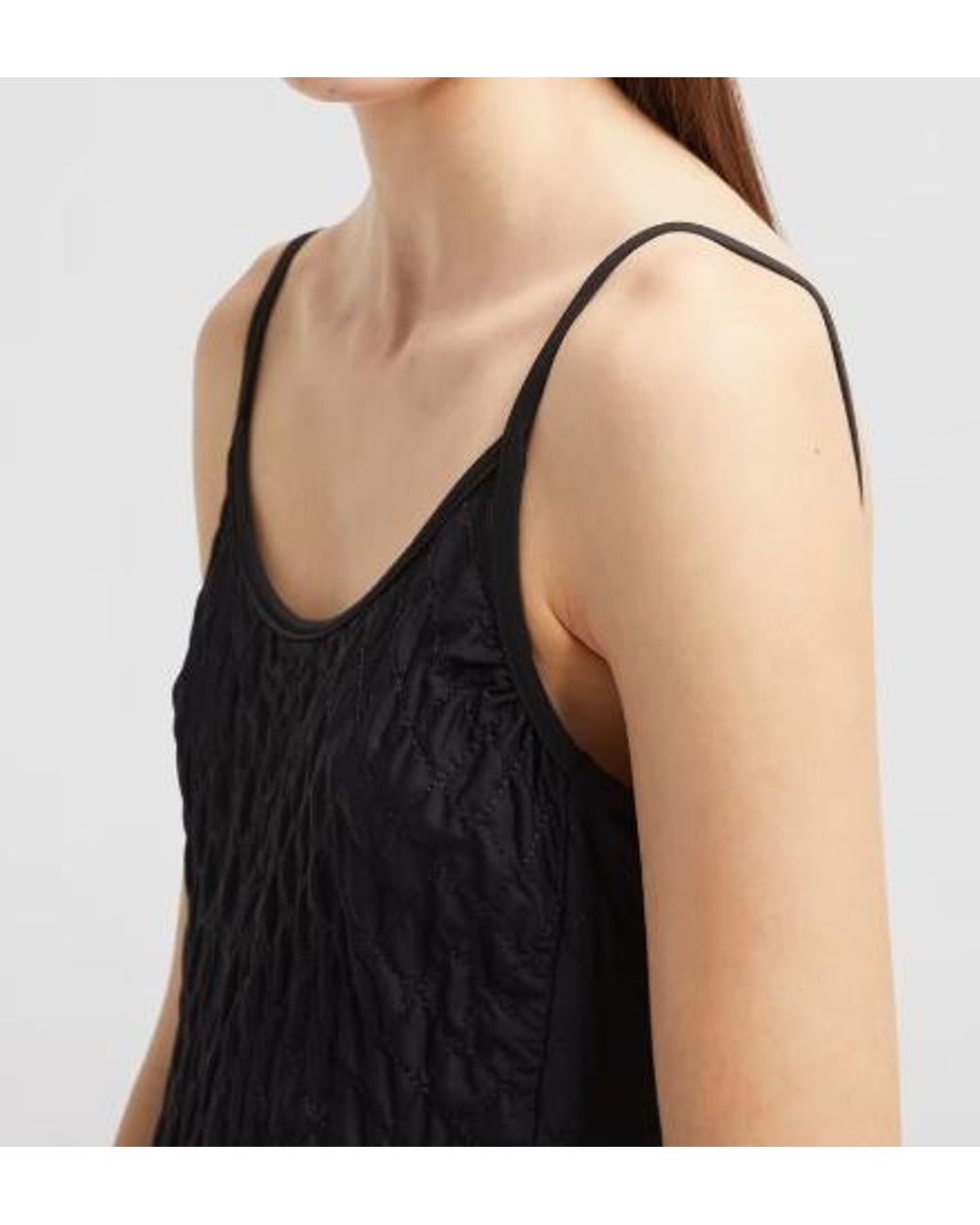 Moncler Black Diamond-Quilted Swimsuit