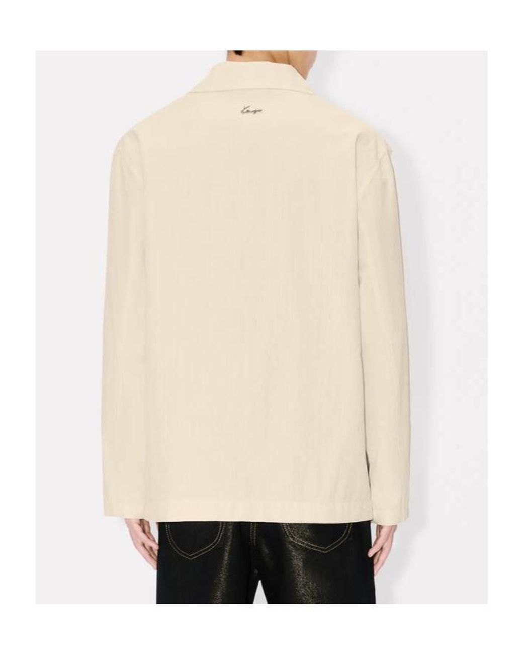 KENZO Natural Badges Single-Breasted Jacket for men