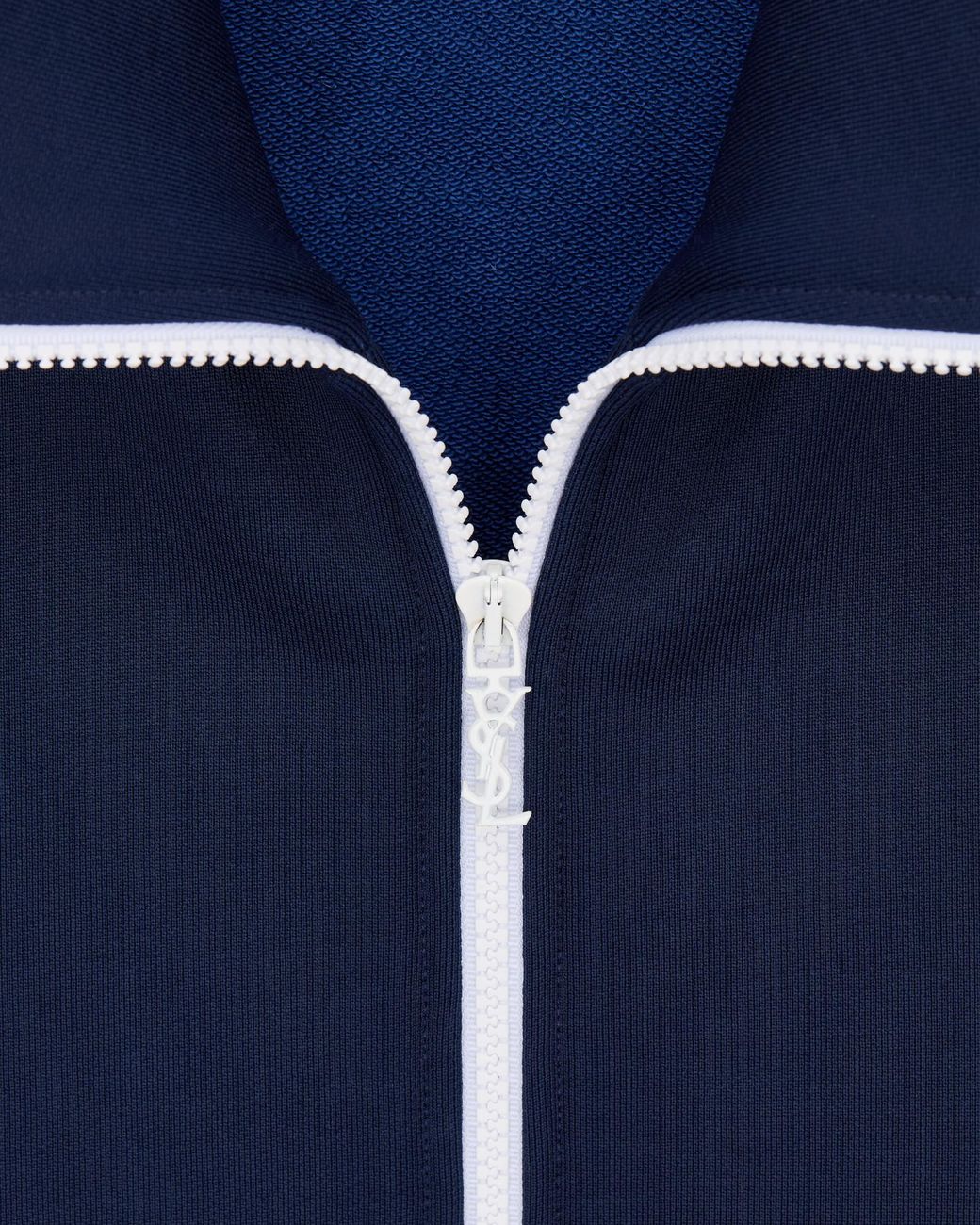 Saint Laurent Blue Zip-Up Track Jacket for men