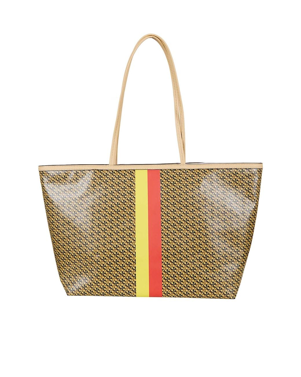 Tory Burch Metallic The Racer Tote Bag