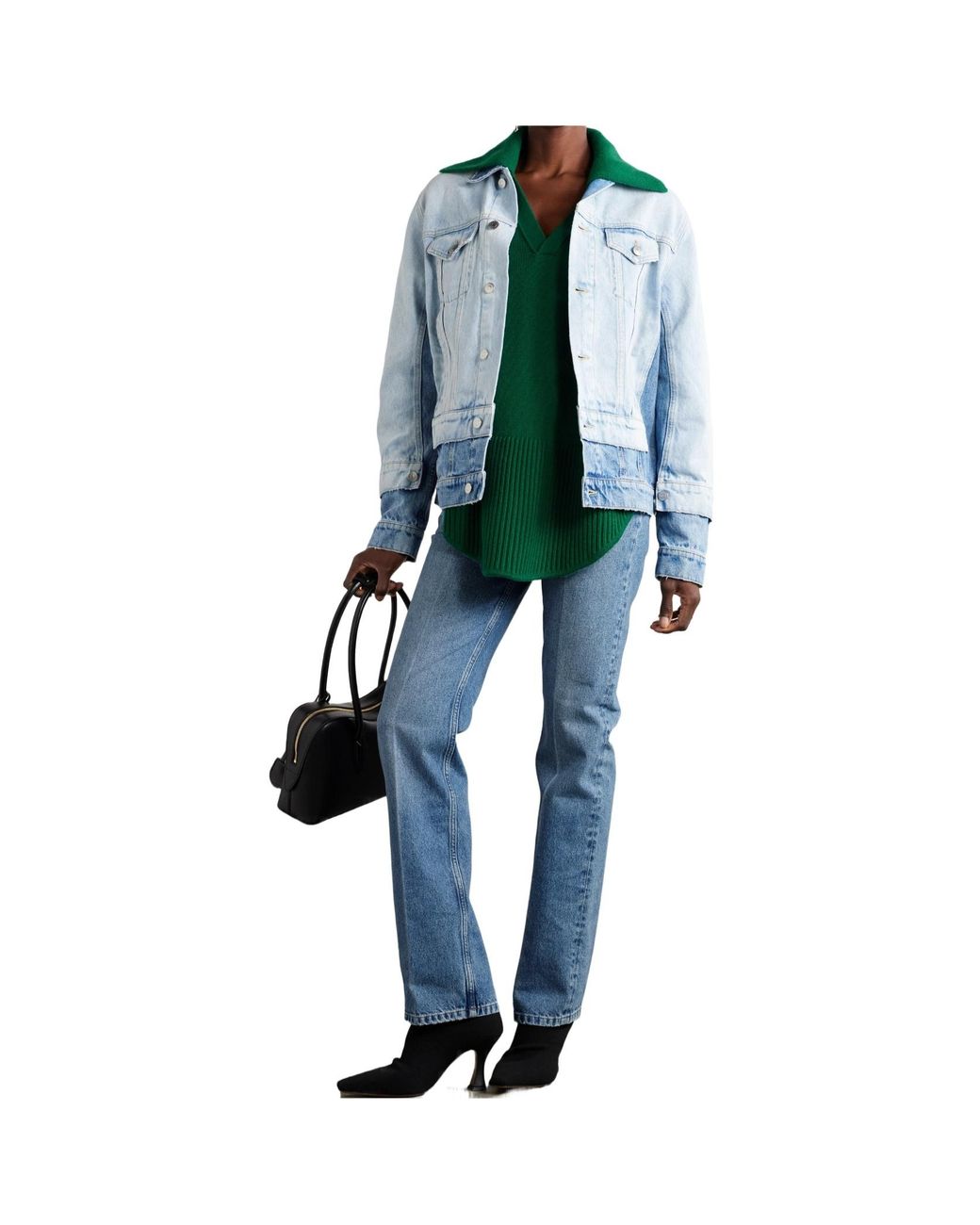Stella McCartney Blue Logo-Detail Jeans
