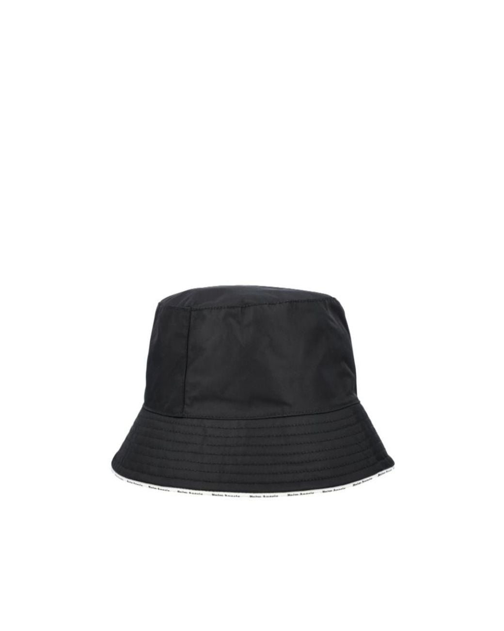 Palm Angels Black Teddy Bear-Appliqué Bucket Hat