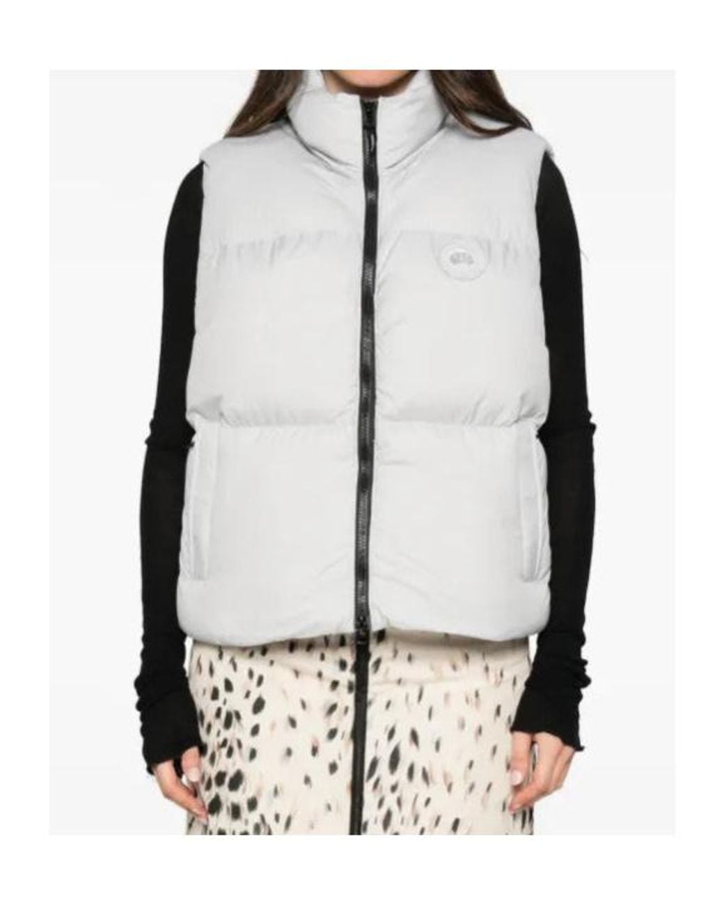 Canada Goose Gray Fallon Down Puffer Vest