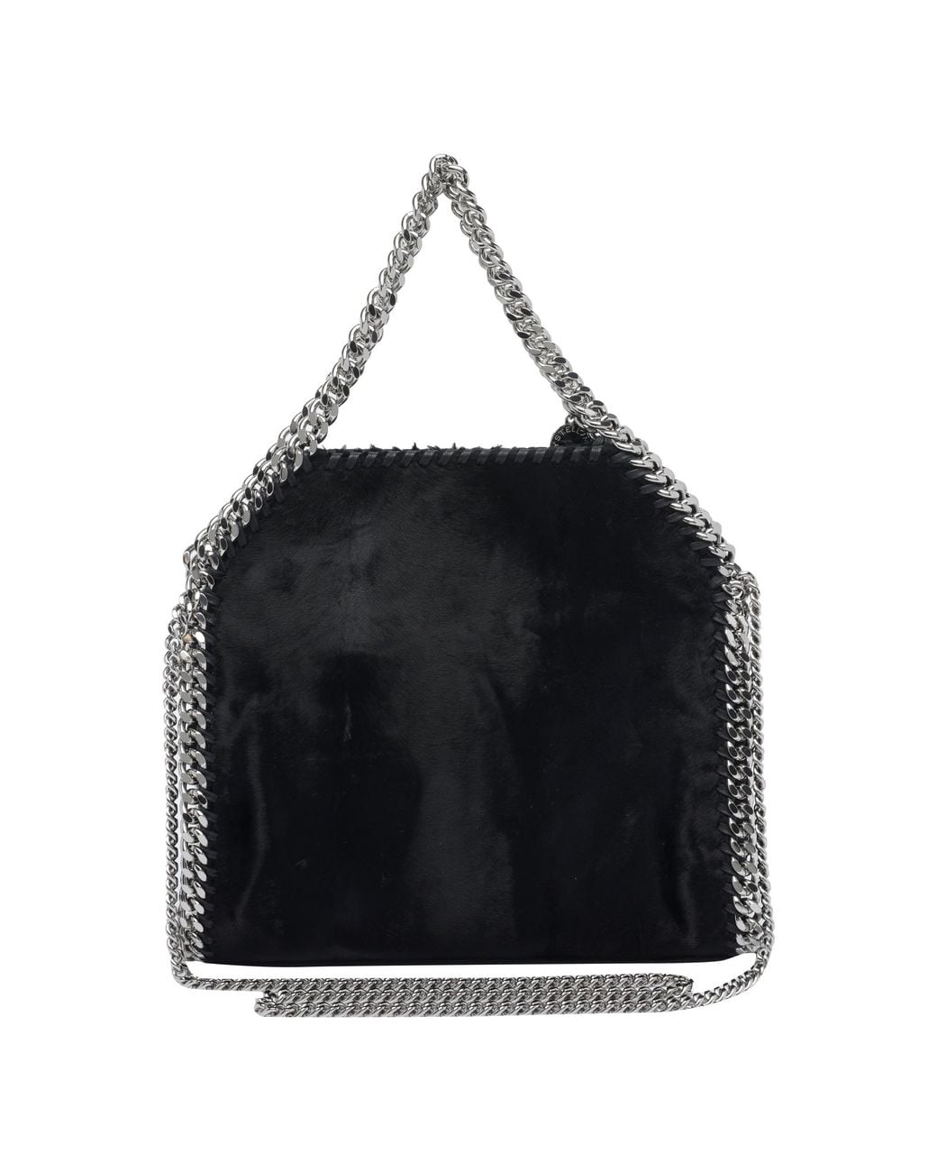 Stella McCartney Black Falabella Chain Linked Mini Tote Bag