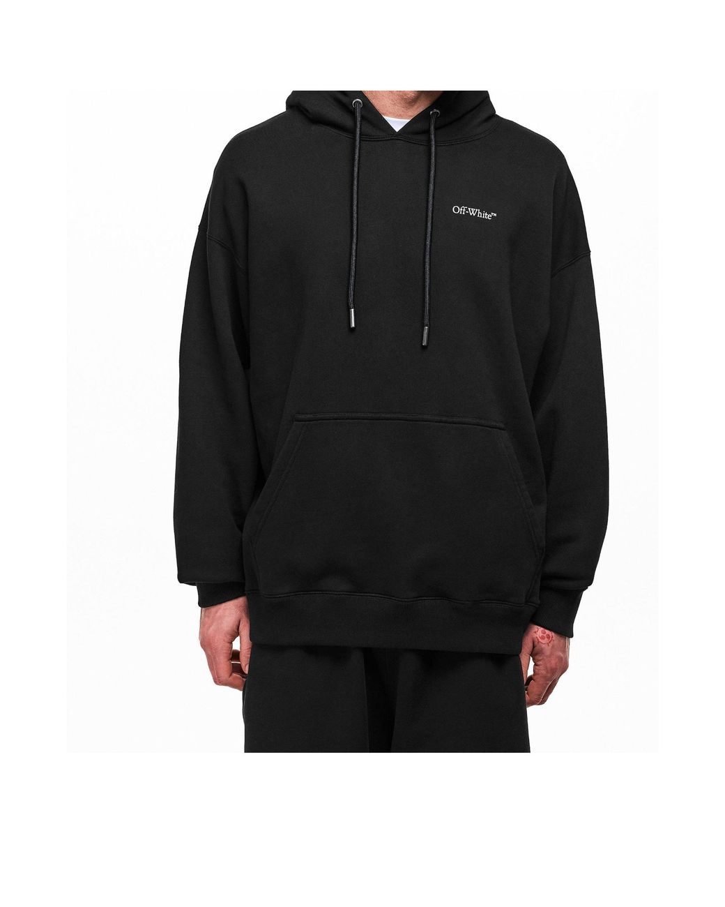 Off-White c/o Virgil Abloh Black Overhead Hoodie for men