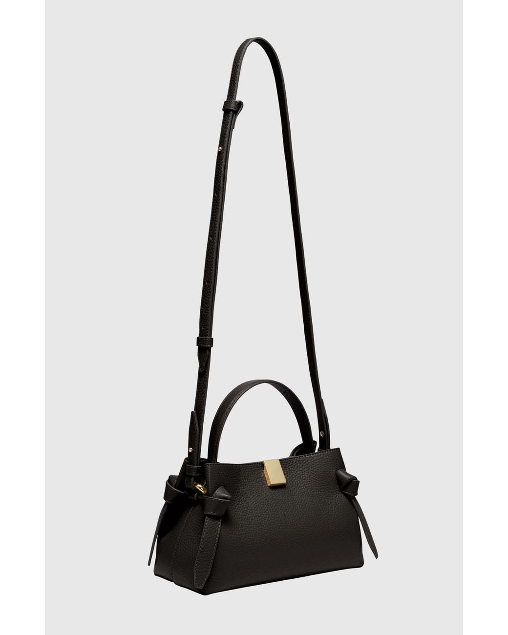 Yuzefi Black Mini Gyoza Shoulder Bag