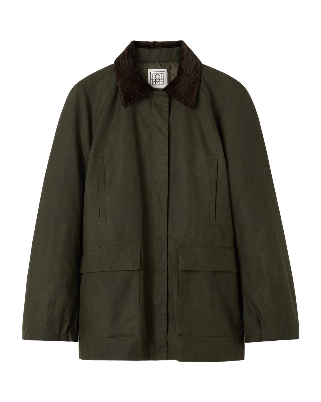 Totême Green Long-Sleeved Jacket