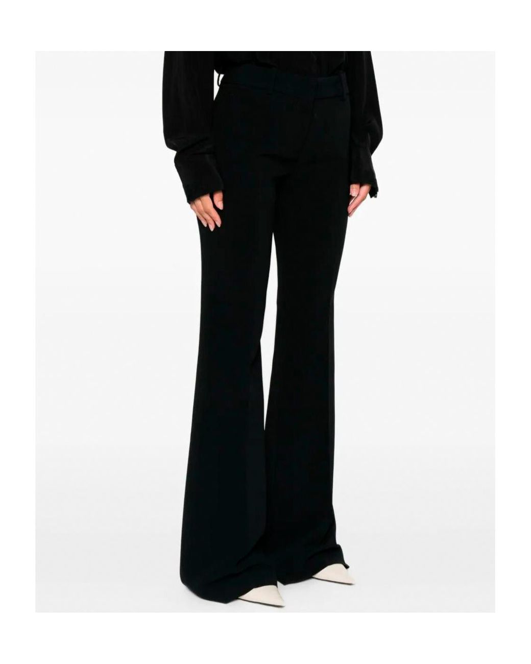 Ermanno Scervino Black Flared Bootcut Pants