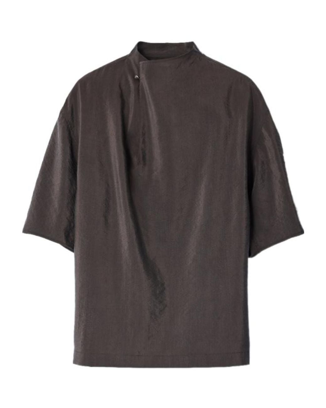 Lemaire Gray Soft Collar Top