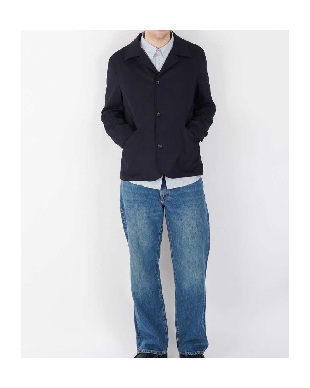 Paul Smith Blue Ps Paul Smith Single-Breasted Blazer for men