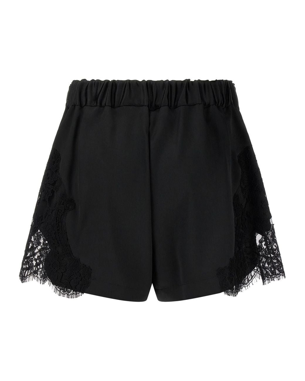 Versace Black Lace Insert Shorts