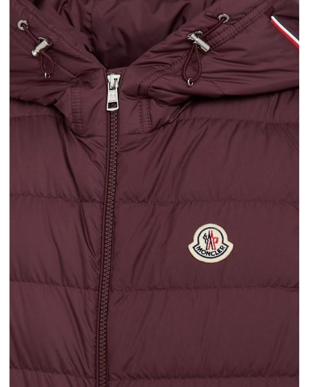 Moncler Purple Marseillan Tech Down Vest for men