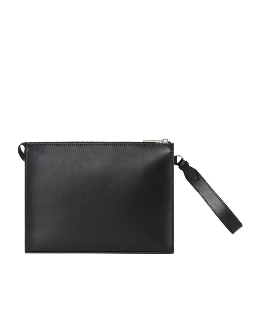Fendi Black Cltuch With Ff Motif And Ff Logo Plaque for men