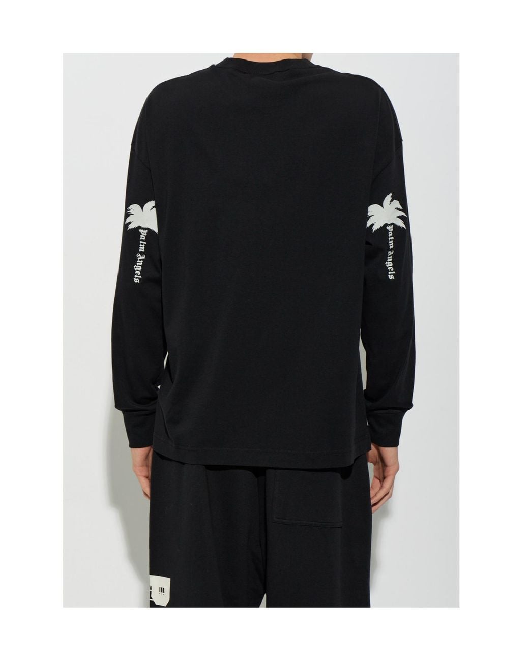 Palm Angels Black Long-Sleeve T-Shirt for men