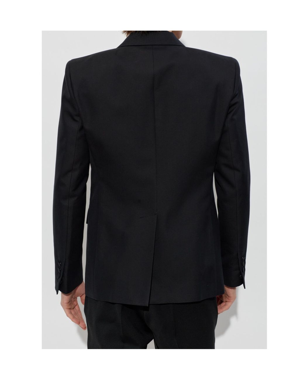 DSquared² Black Single-Breasted Sequin-Embellishment Blazer for men