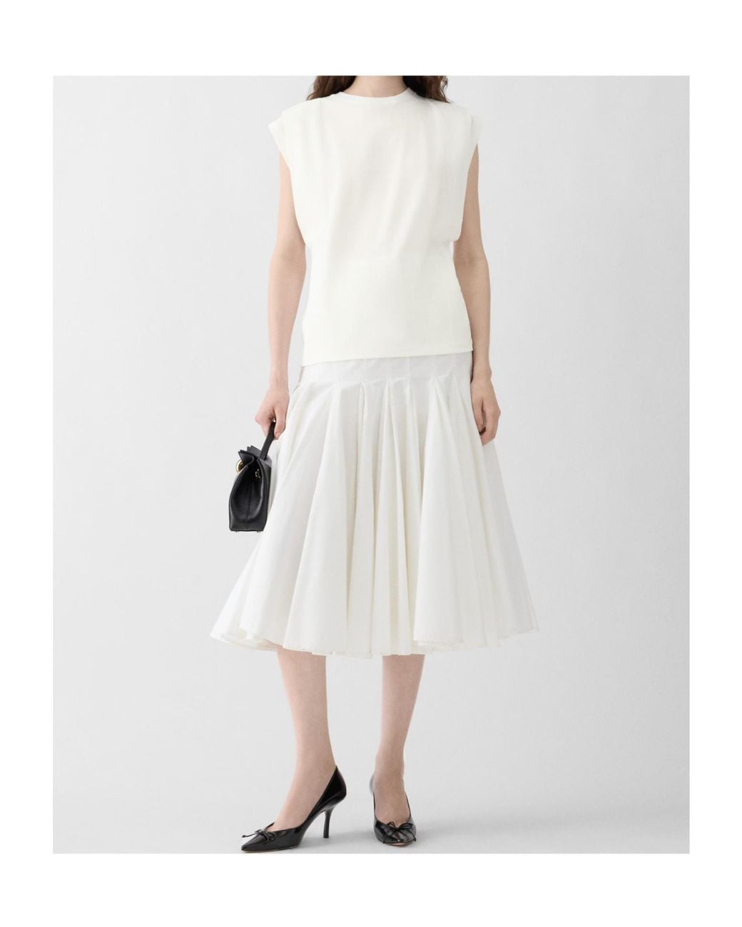 Jacquemus White Sleeveless Boxy T-Shirt