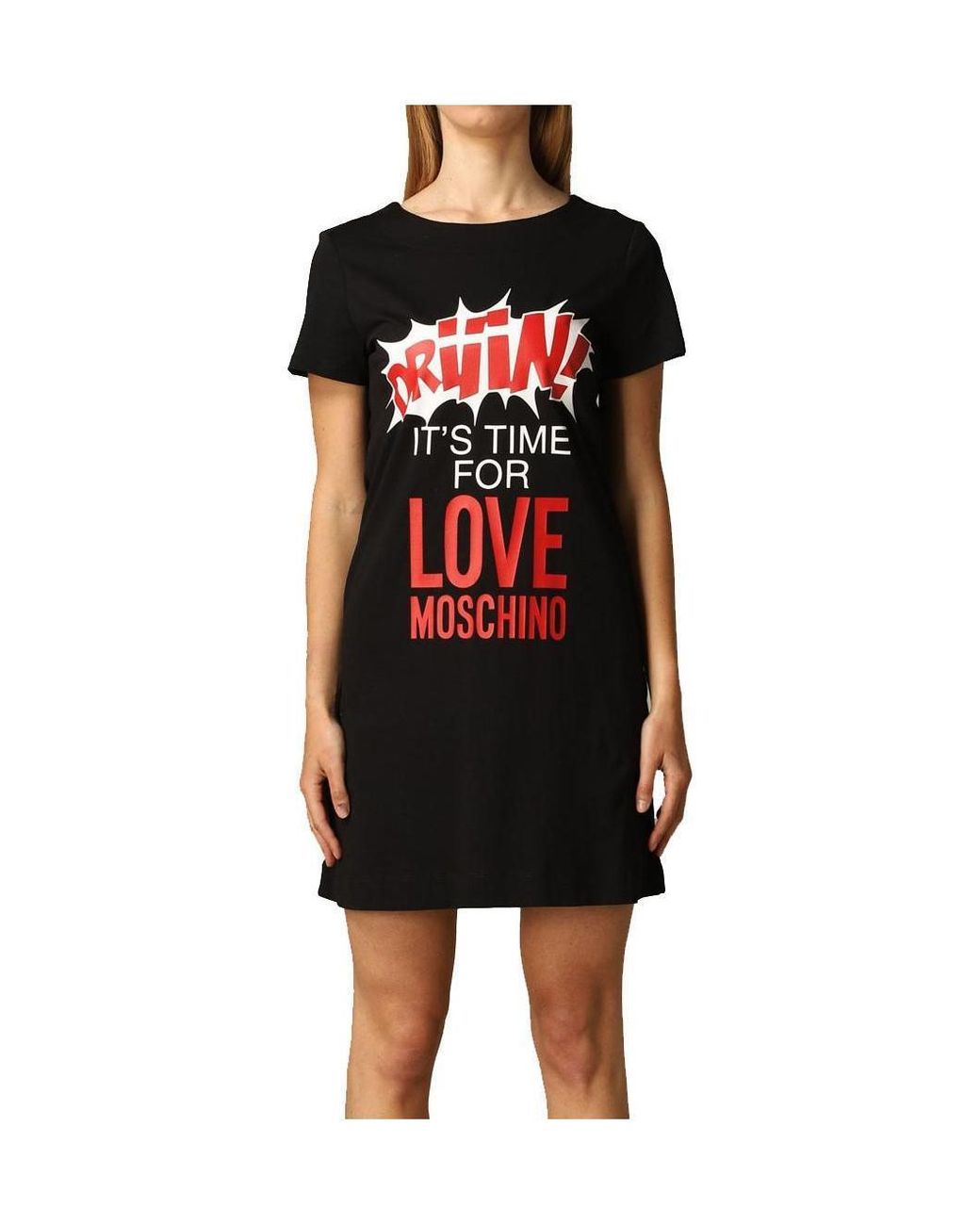 Moschino Red T-Shirt Style Dress