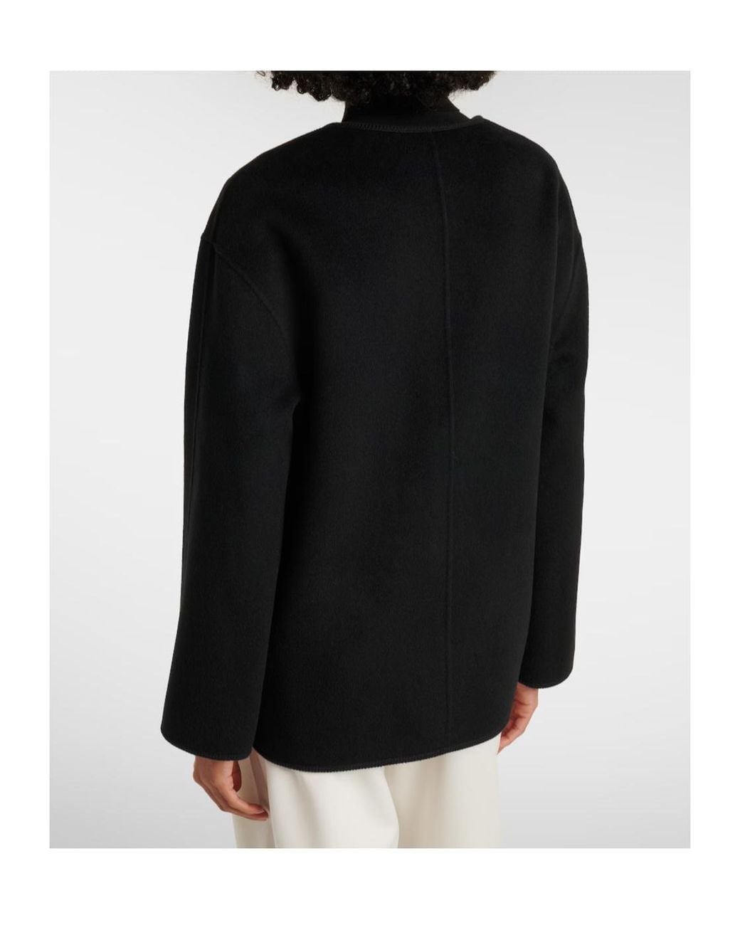 Rohe Black Long Sleeve Casual Jacket