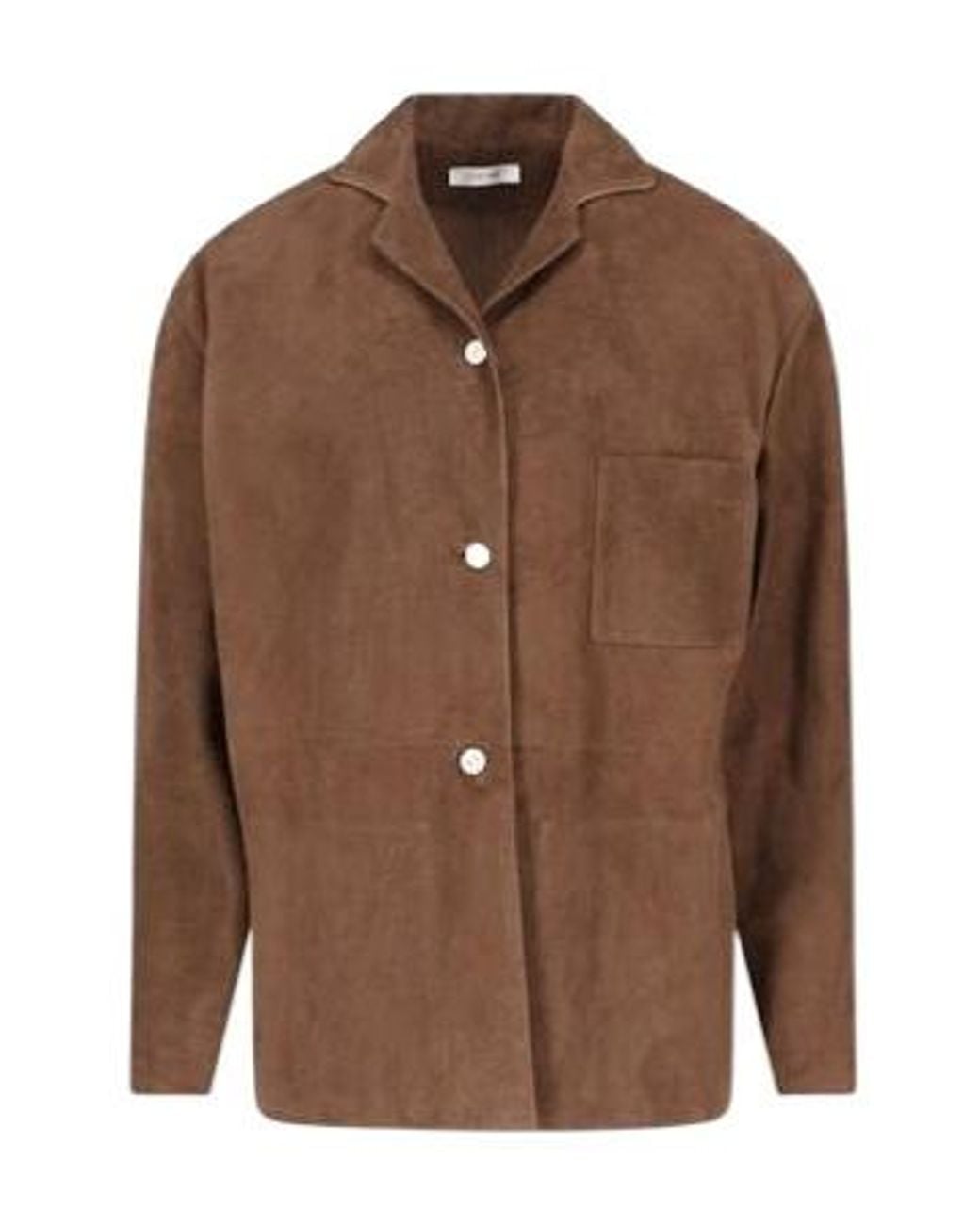 The Row Brown Long Sleeve Shirt