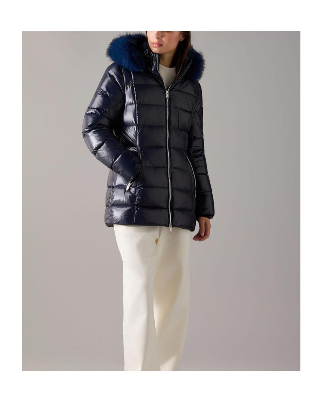 Moose Knuckles Blue Celestia 3Q Down Jacket
