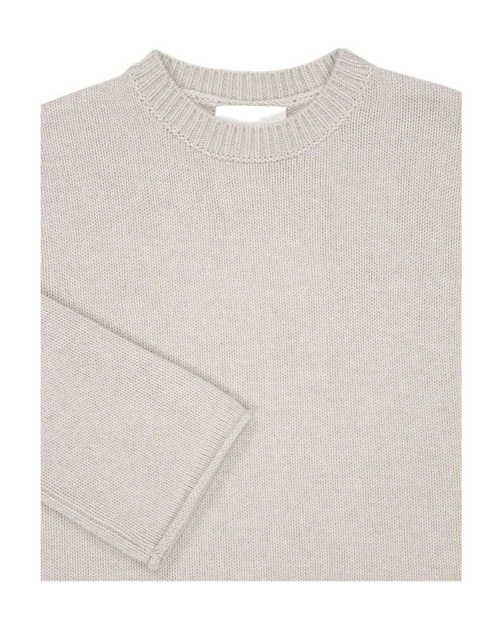 Lisa Yang White Kristy Crew Neck Sweater