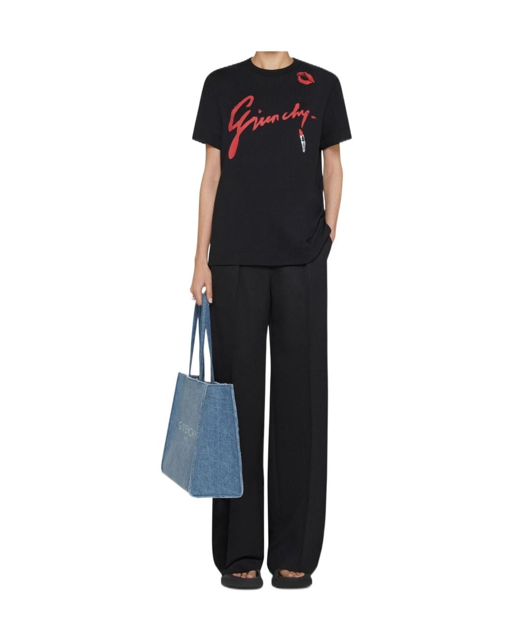 Givenchy Blue Short-Sleesleeved T-Shirt
