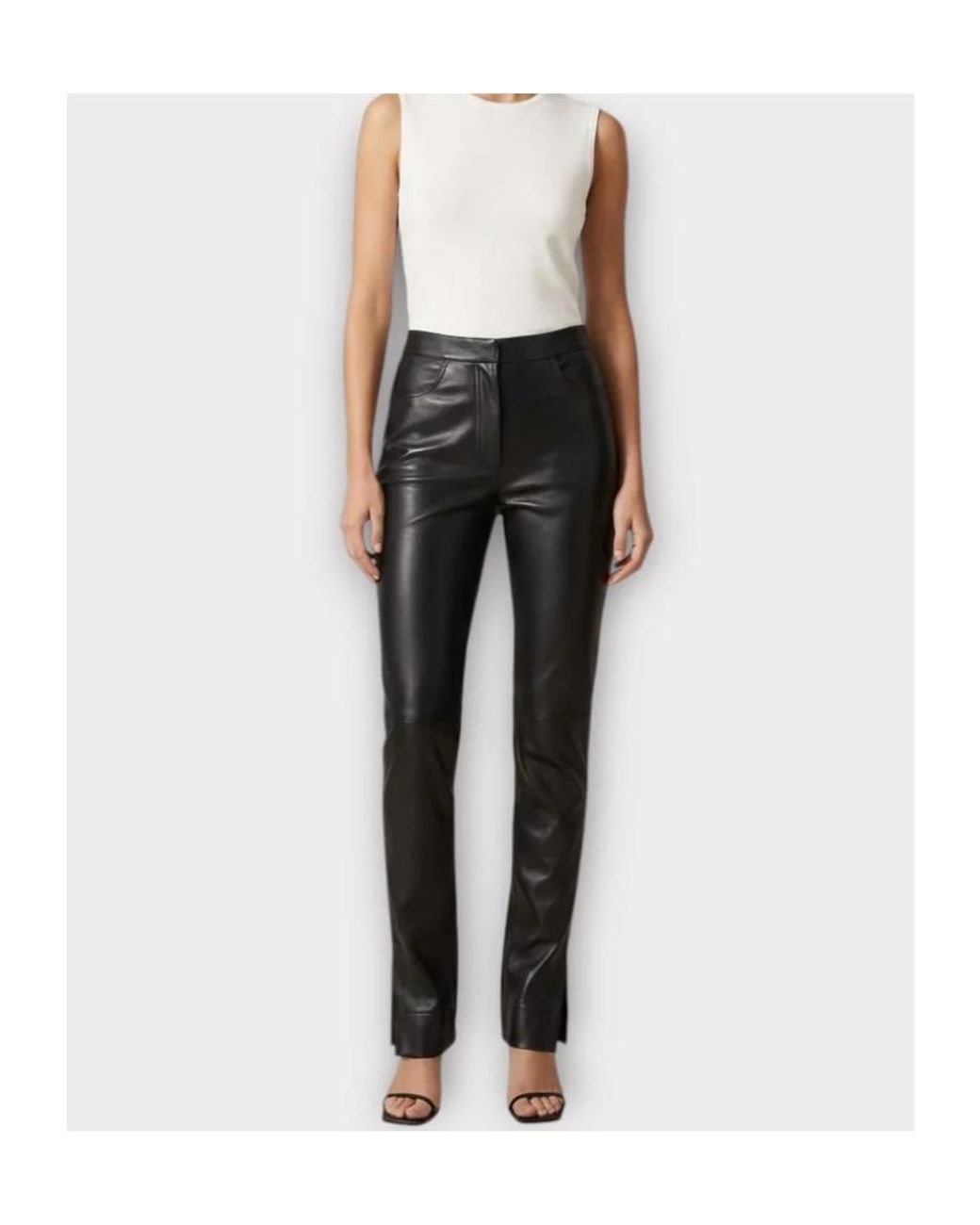 Loewe Black High Waist Casual Pants