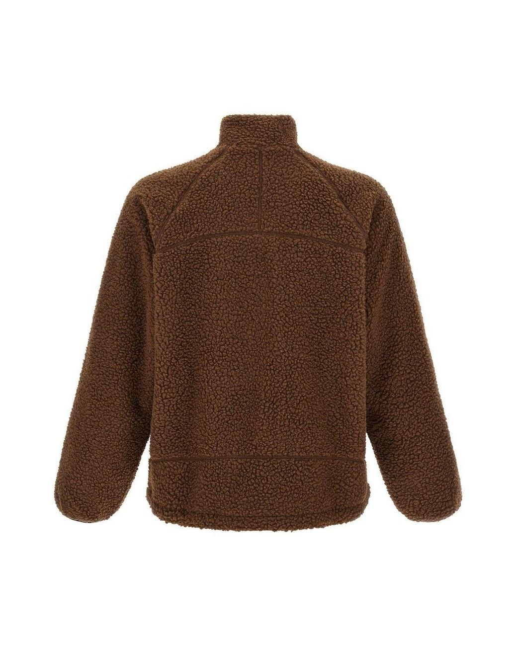 Gramicci Brown Reversible Sherpa Fleece Jacket for men