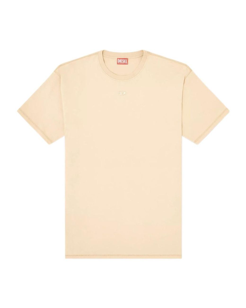 DIESEL White T-Lucien-Ihbi Crewneck T-Shirt for men
