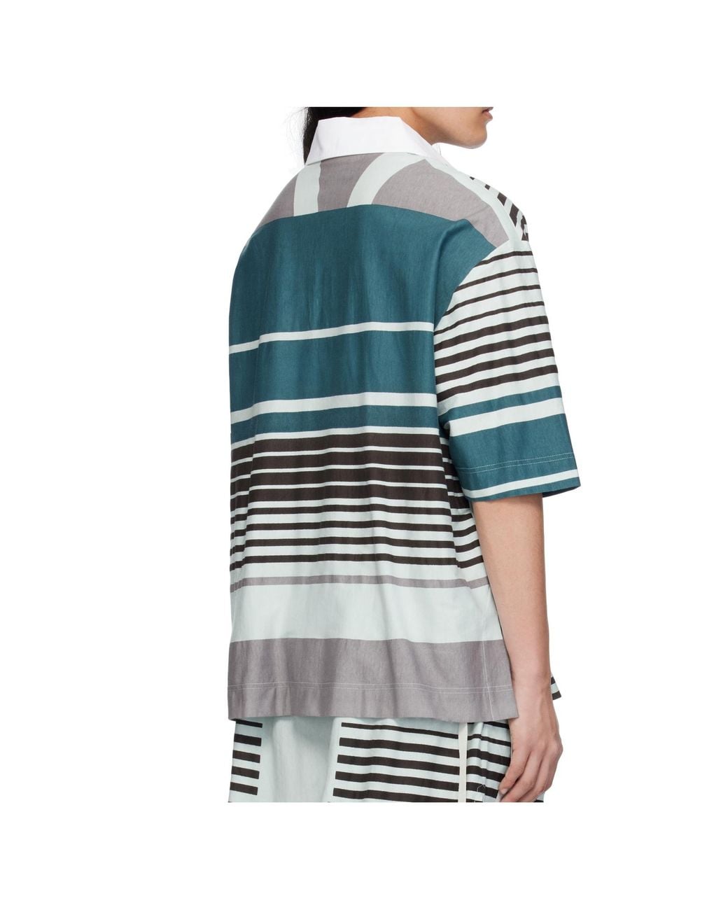 Craig Green Blue Wave Polo Shirt for men