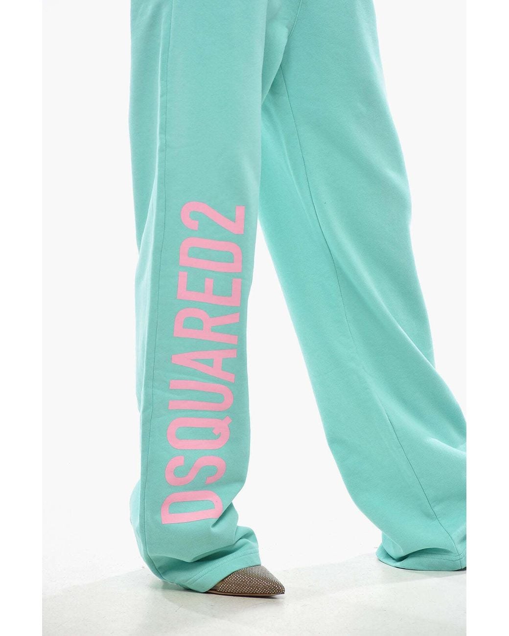 DSquared² Blue Printed Logo Joggers