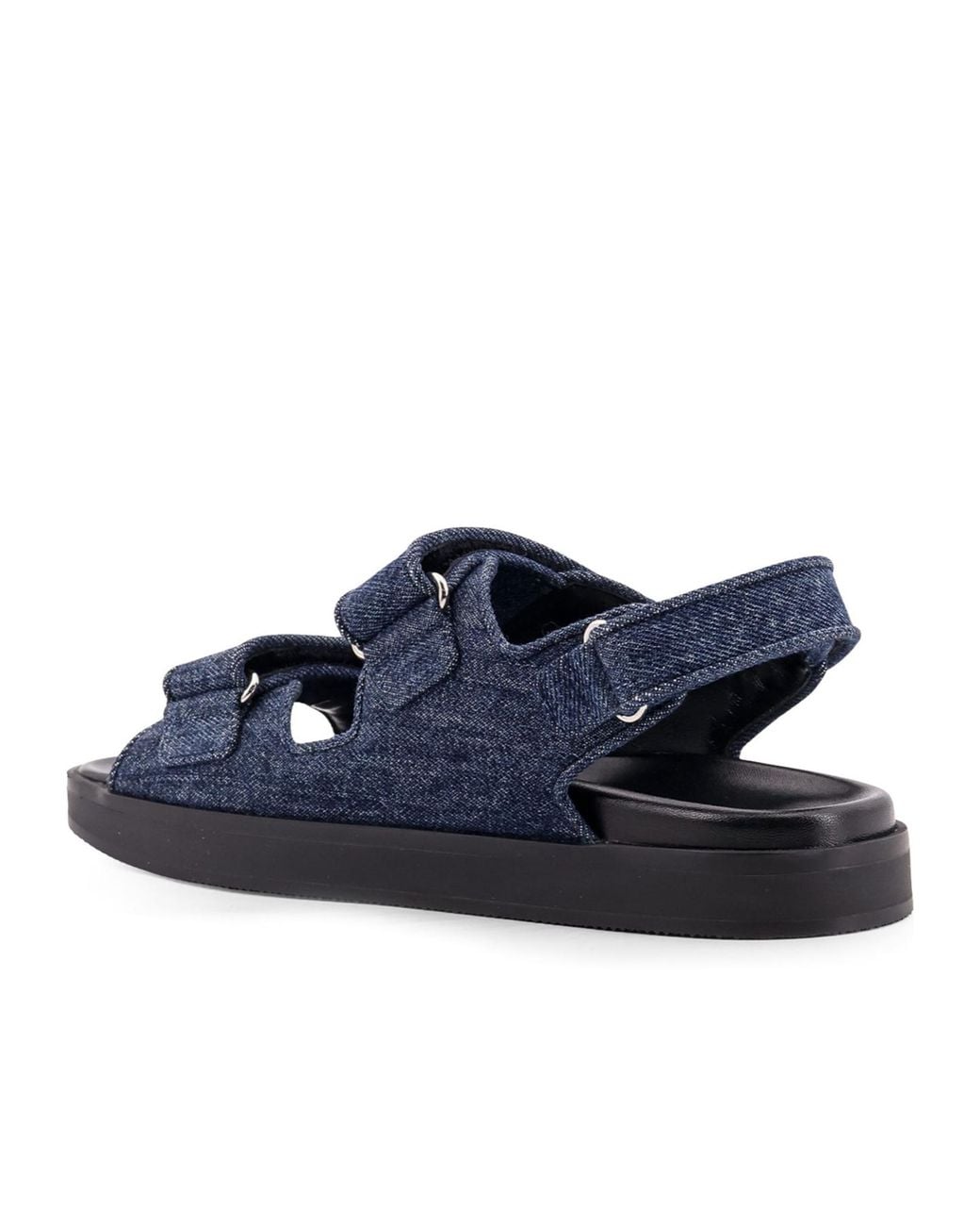 Givenchy Blue Logo Detailed Strap Sandals