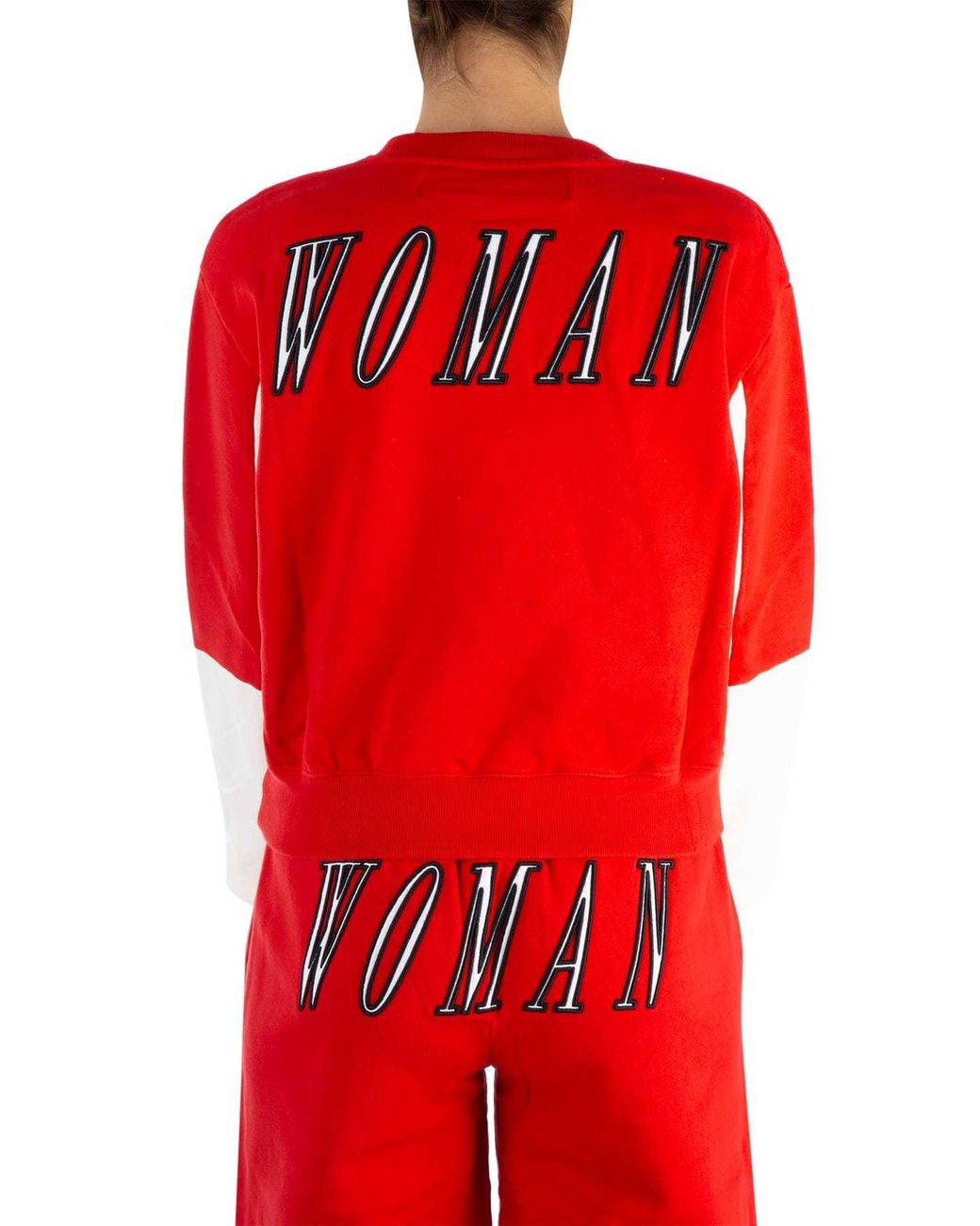 Off-White c/o Virgil Abloh Red Printed Pullover