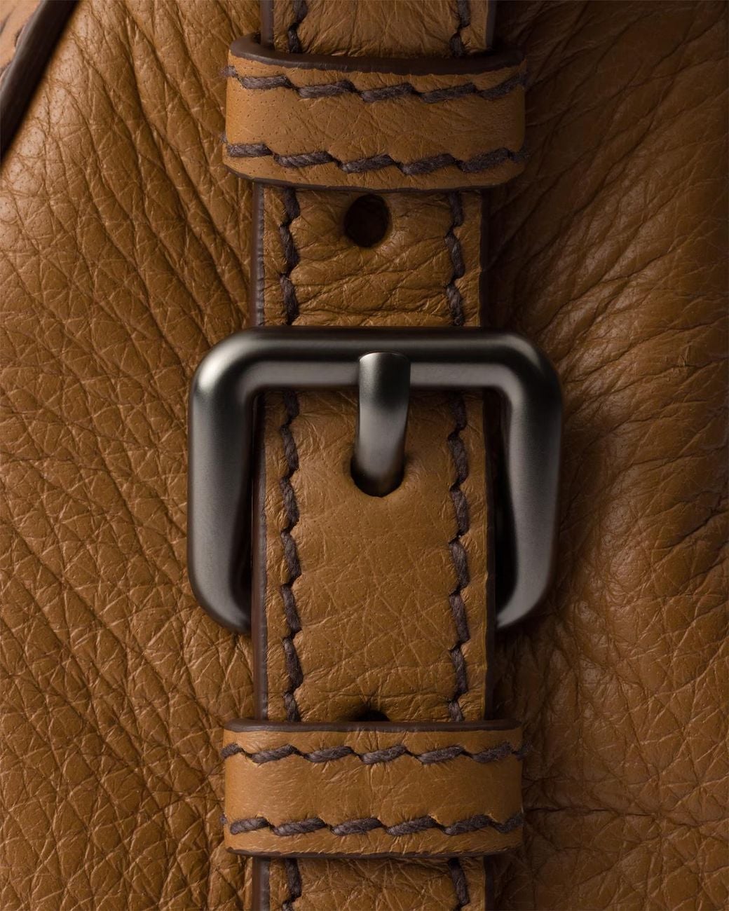 Prada Brown Large Leather Tote Bag