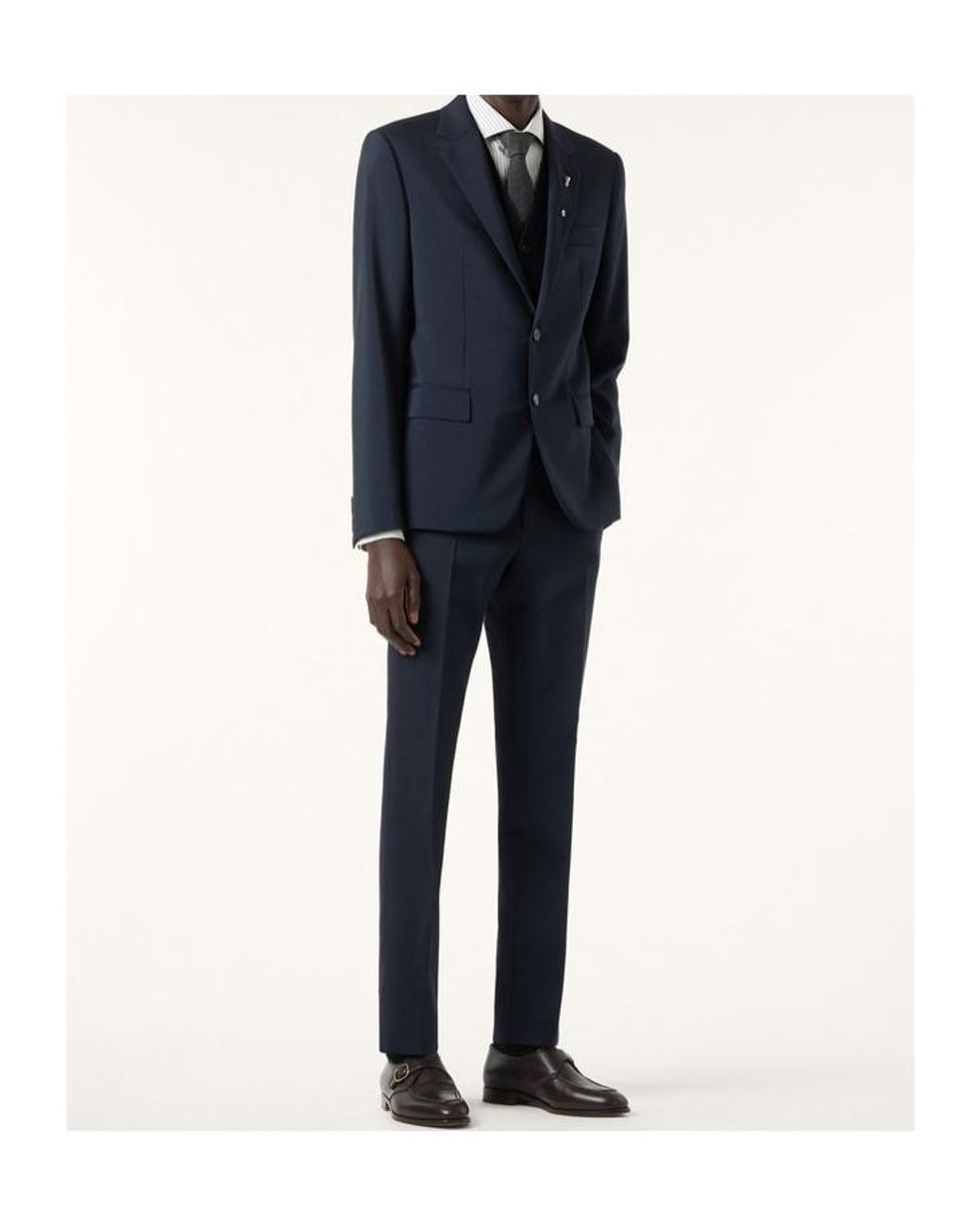 Loro Piana Blue International Suit for men