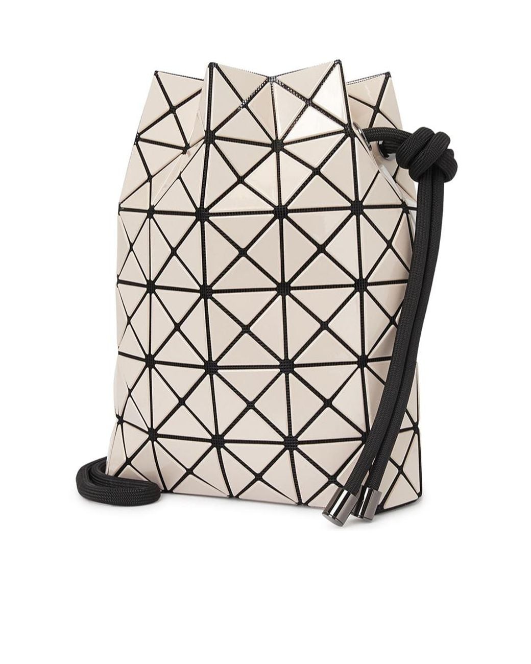 Issey Miyake White Logo Shoulder Bag