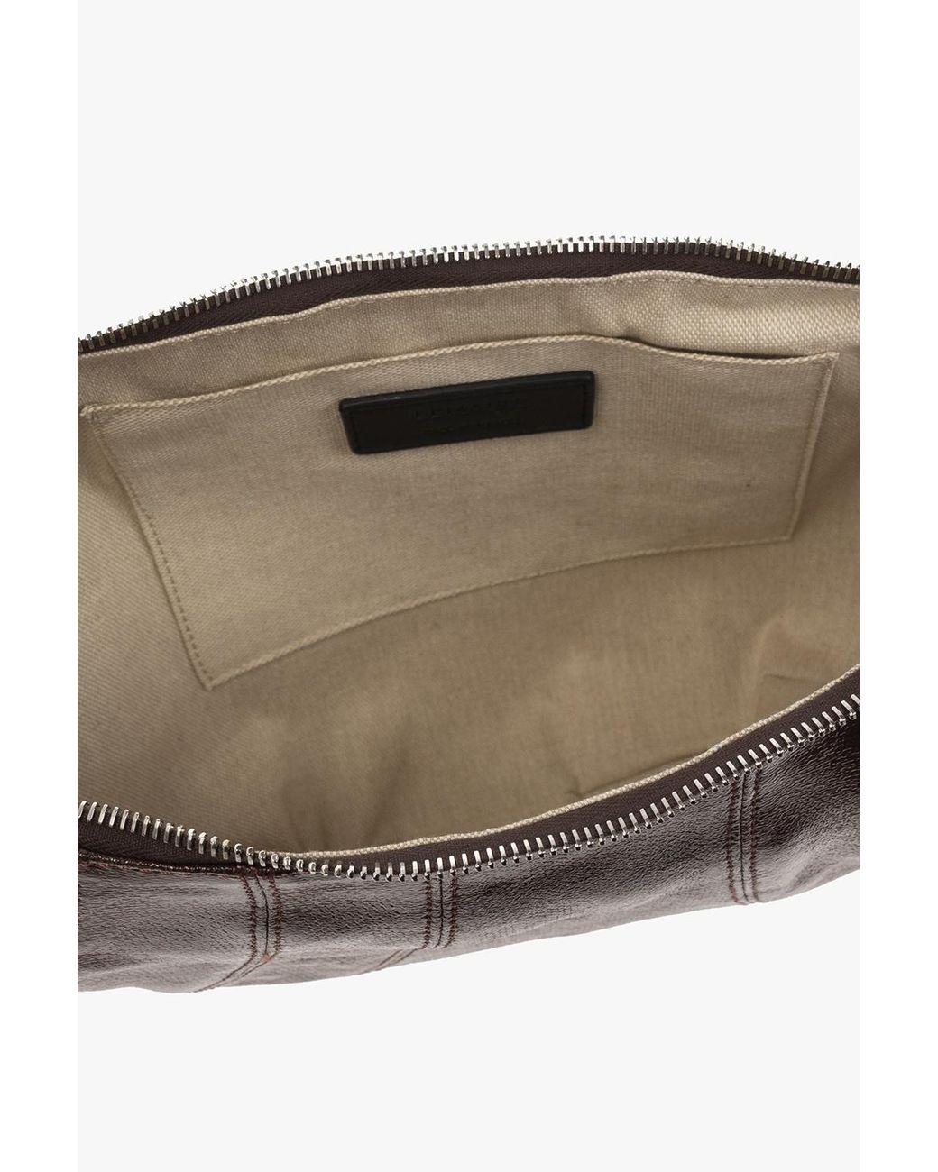 Lemaire Brown Medium Croissant Shoulder Bag