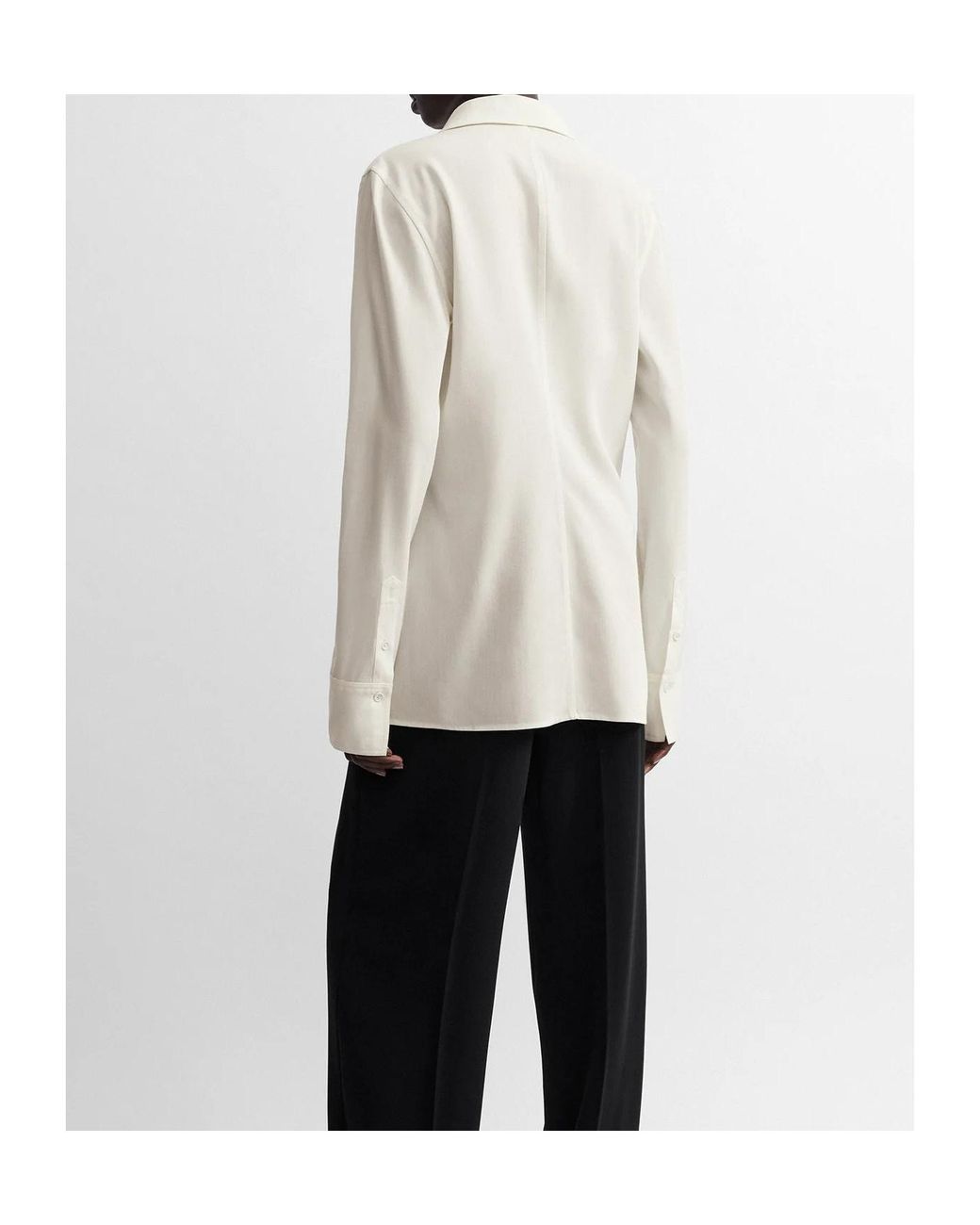 Totême  White Long-Sleeve Shirt