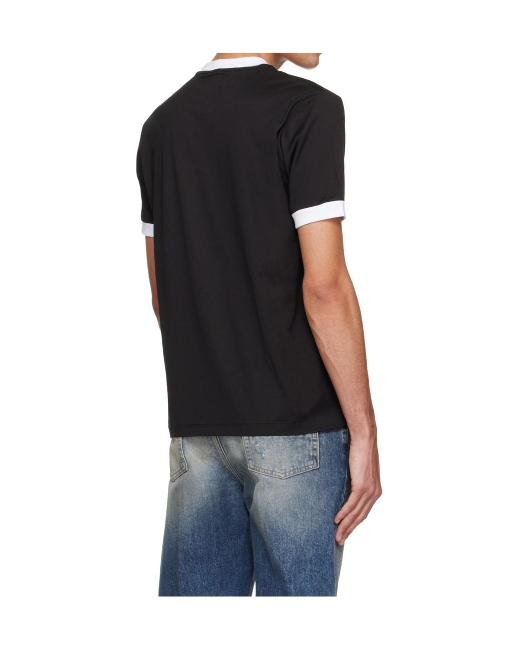 Amiri Black Crew Neck T-Shirt for men