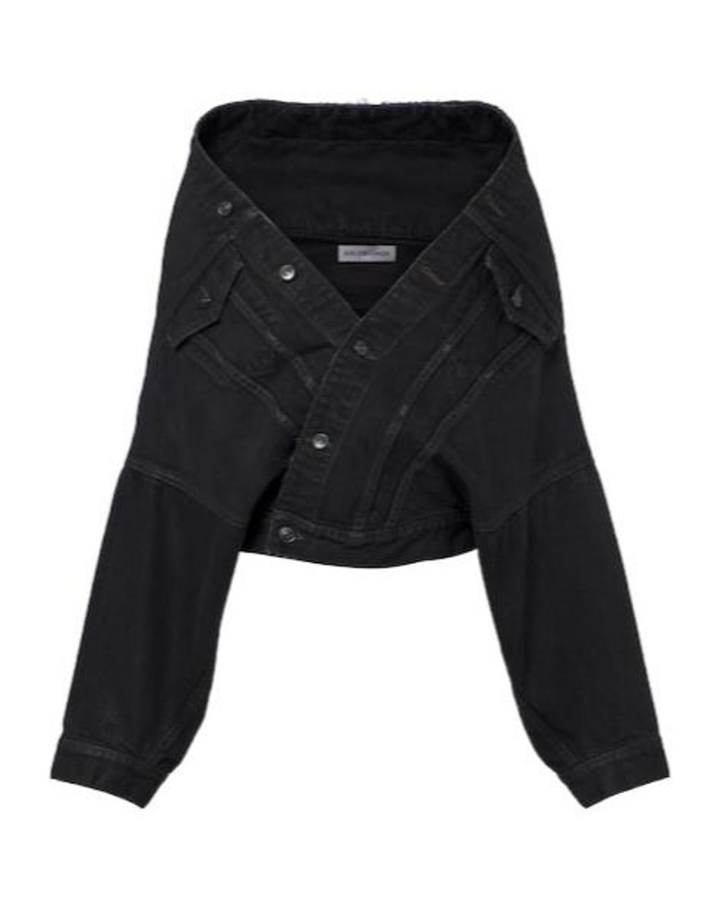 Balenciaga Black Denim Jacket