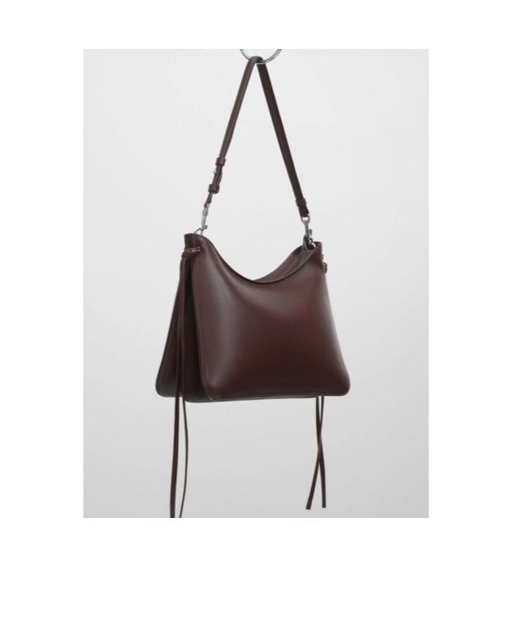 Phoebe Philo Brown Logo Shoulder Bag