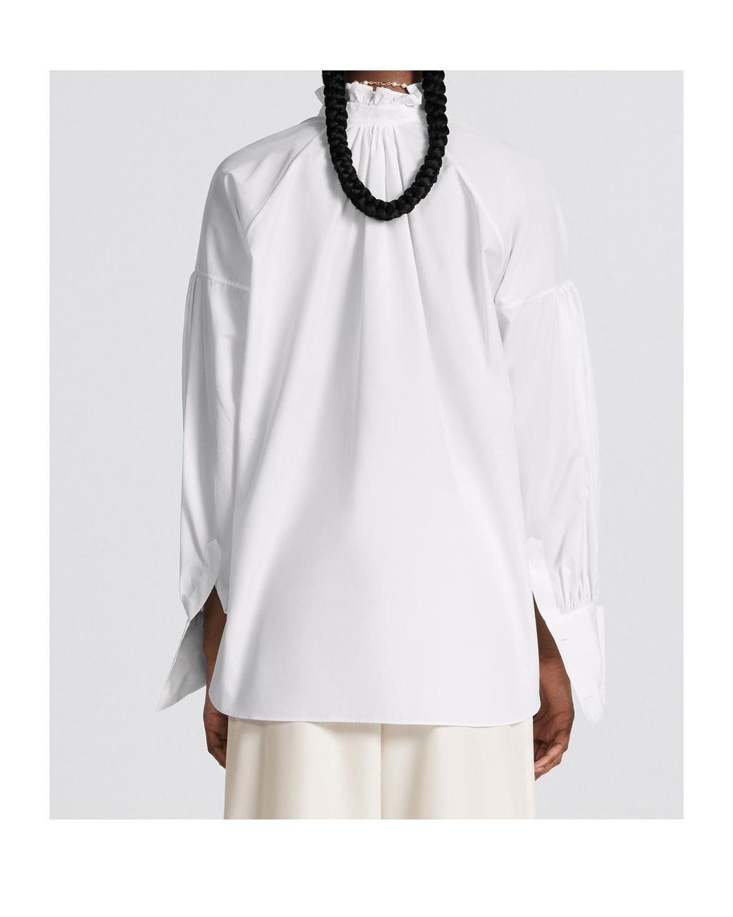 Dior White Blouse
