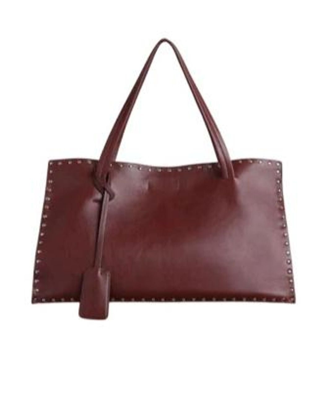 Phoebe Philo Red Small Studded Handbag