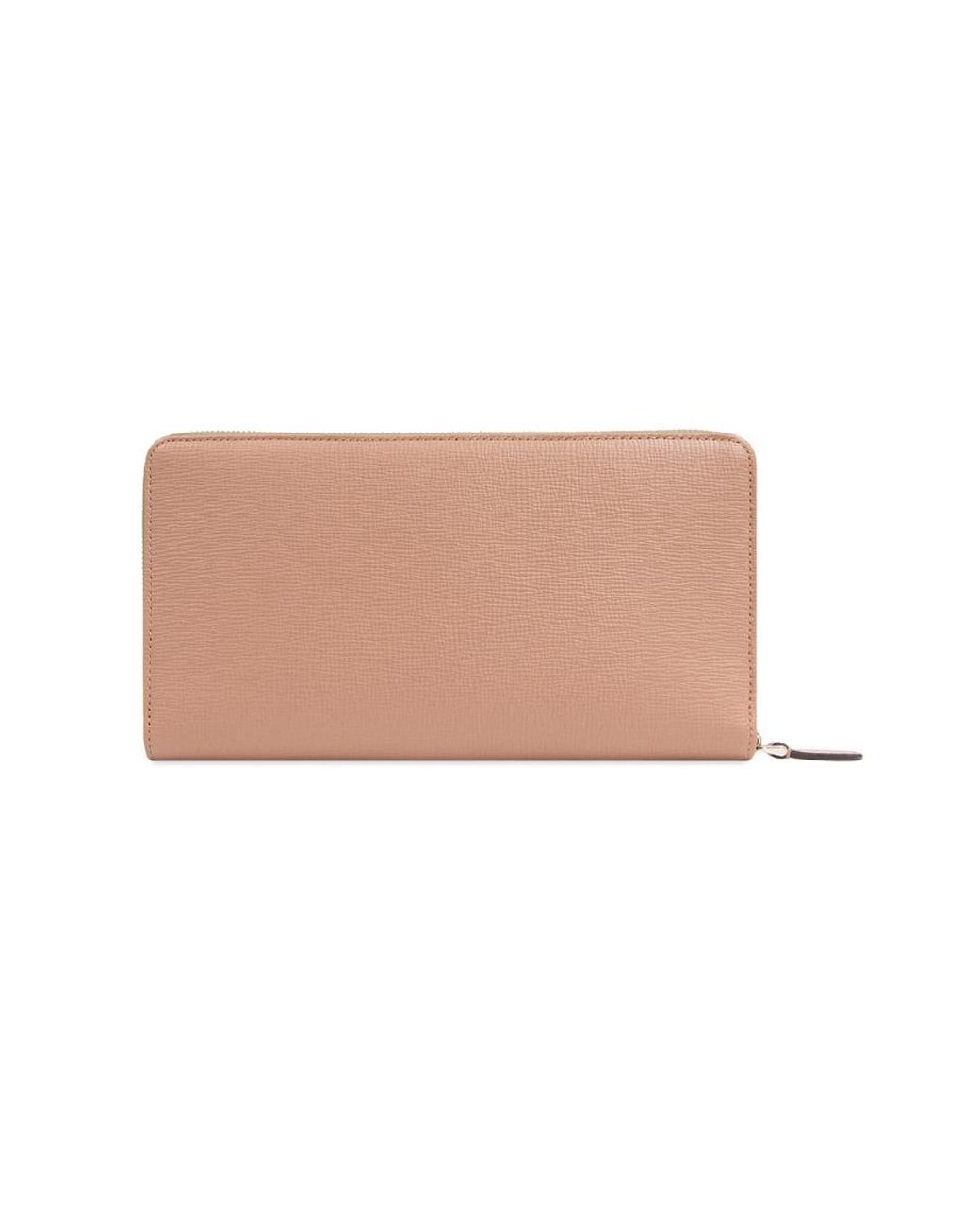 Bally Pink Zip Wallet