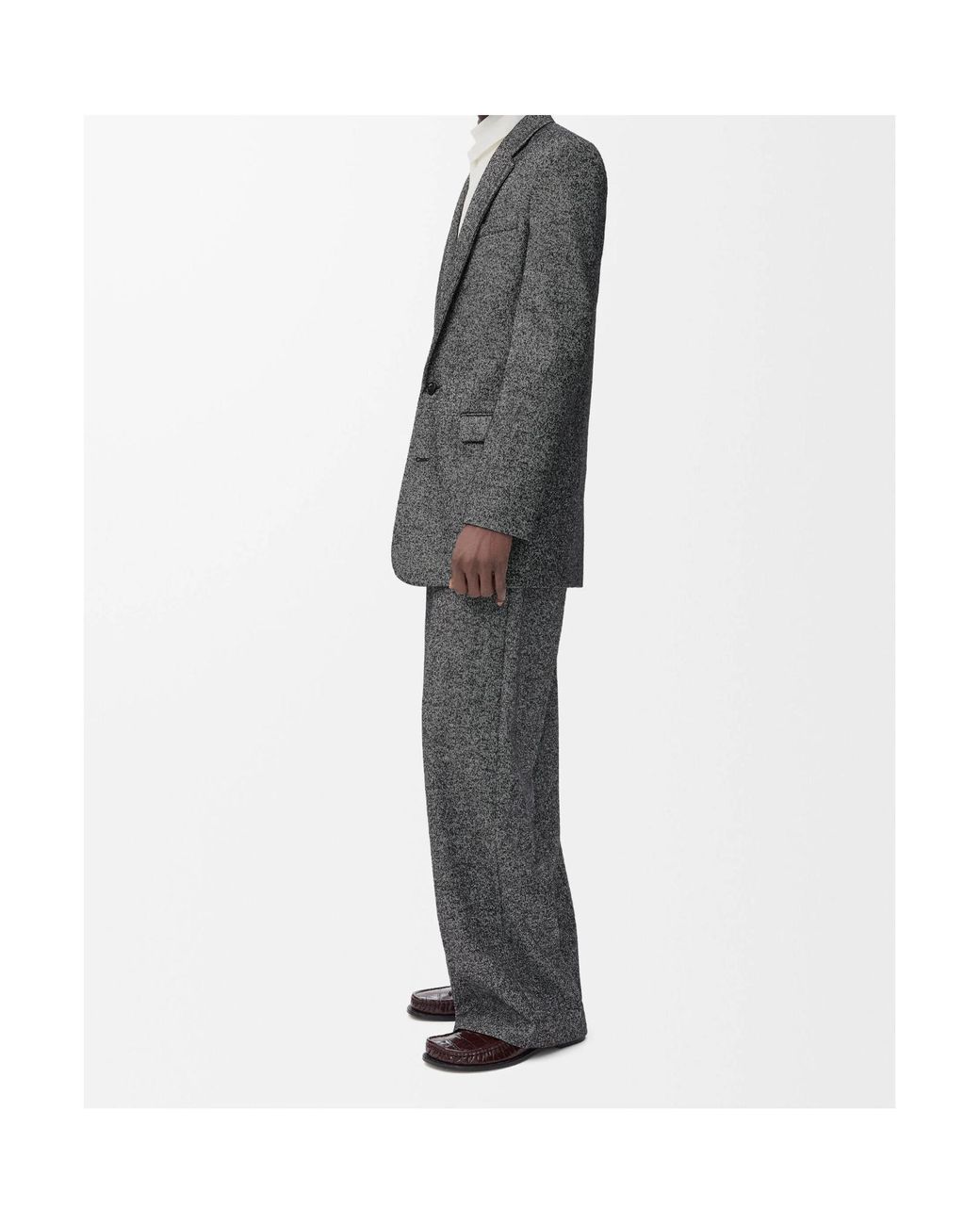 Loewe Gray Button Jacket for men