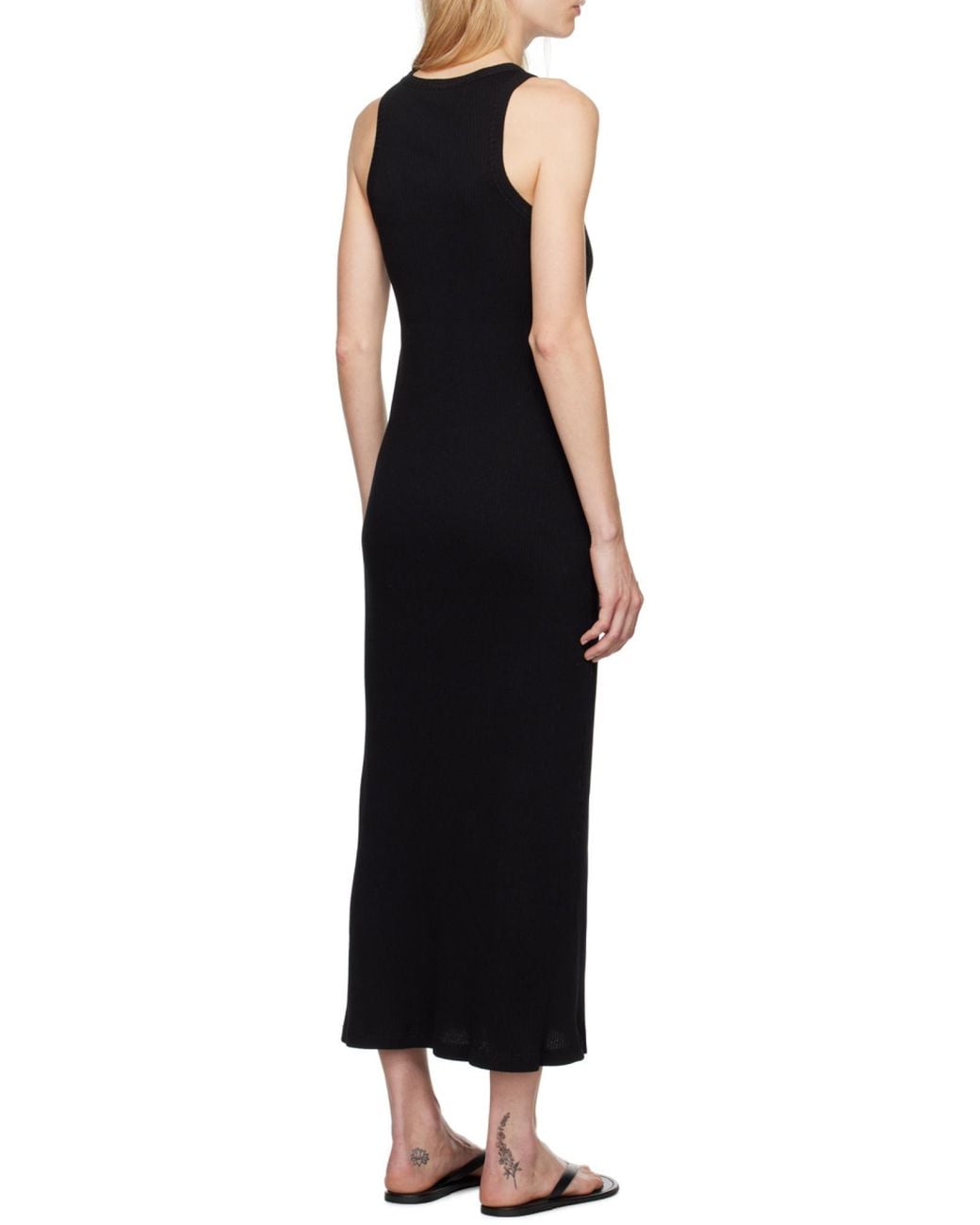 The Row Black Sleeveless Dress