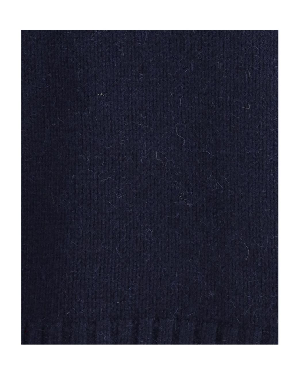 Aragona Blue Cashmere Interlaced Crewneck Knitwear for men